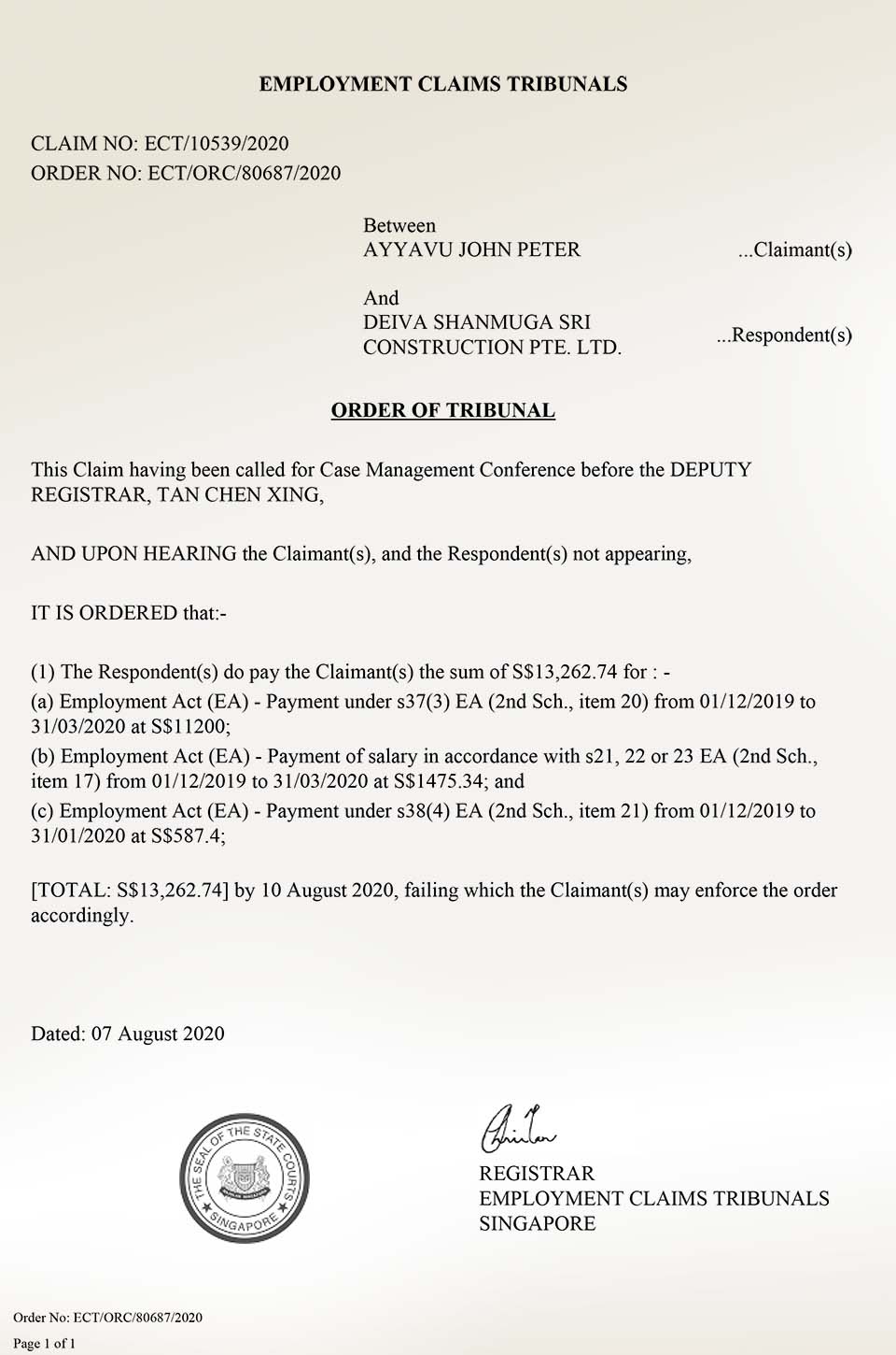 johnpeter_tribunal_order_76